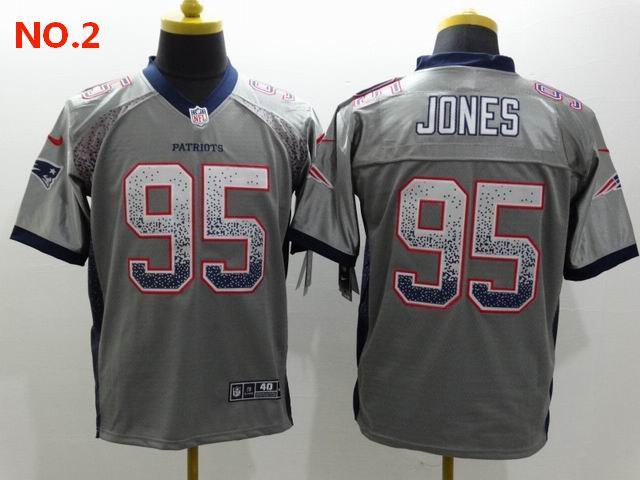 Men's New England Patriots #95 Chandler Jones Jersey NO.2;